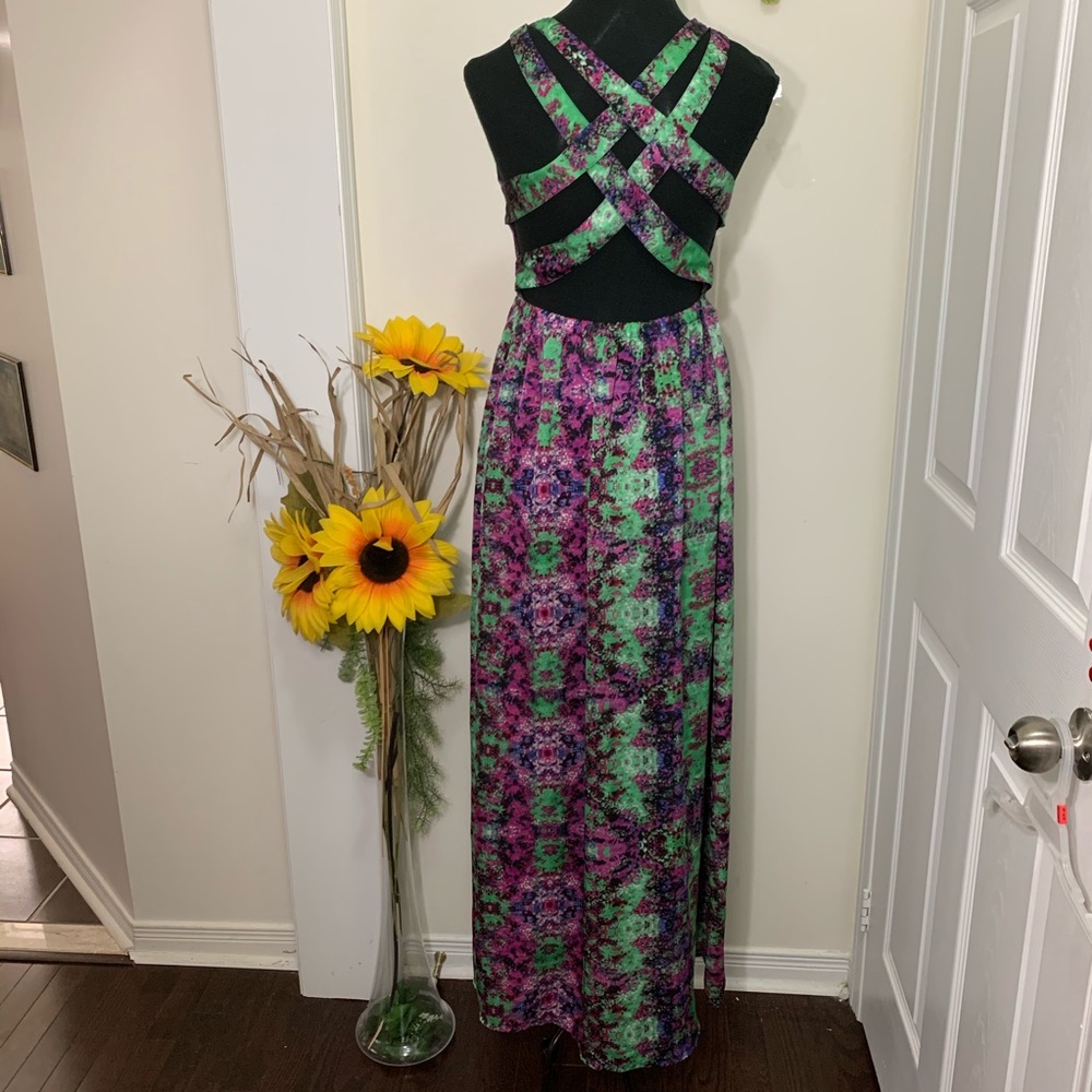 Forever21 Back Detailing CrissCrossBack Maxi Dress Size XS
